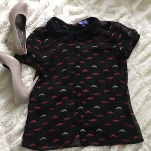 Vivienne Tam Peter Pan Collared Blouse